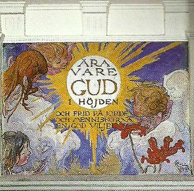Carl Larsson are vare gud i hojden Spain oil painting art